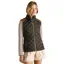 Joules Braemar Womens Luxe Quilted Vest - Khaki