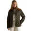 Joules Braemar Luxe Women's Diamond Quilted Coat - Khaki