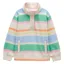 Joules Burnham Junior Girls Funnel Neck Sweatshirt - Multi Stripe