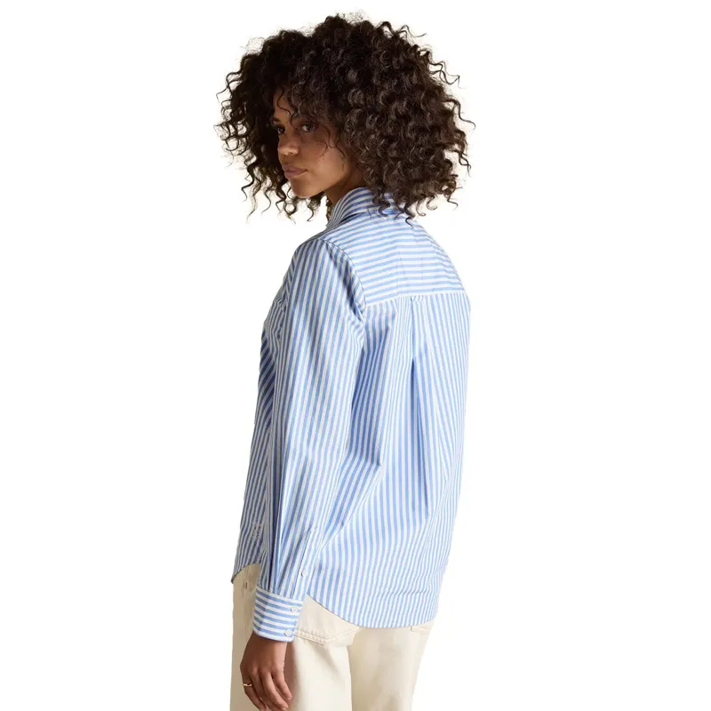 Joules Poplin Women's Classic Fit Shirt - Blue-1
