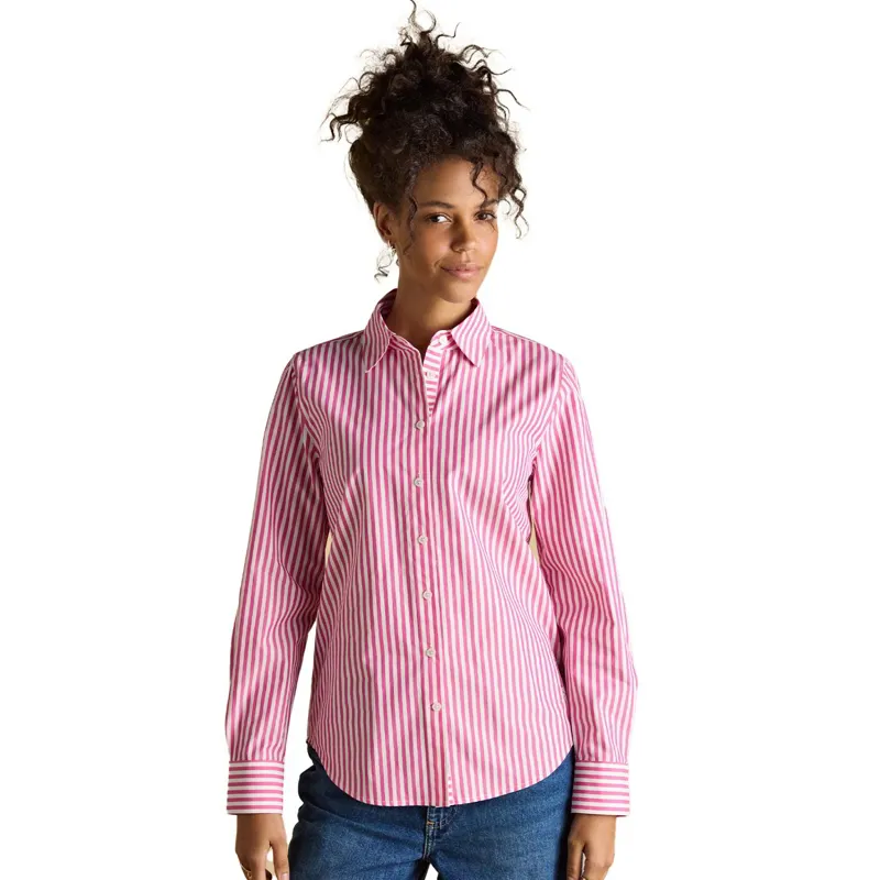 Joules Poplin Women's Classic Fit Shirt - Pink