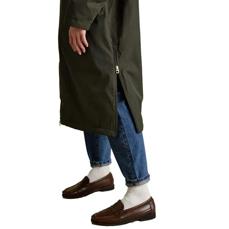 Joules Coverall Oversized Women's Waterproof Coat - Rosemary Green-11