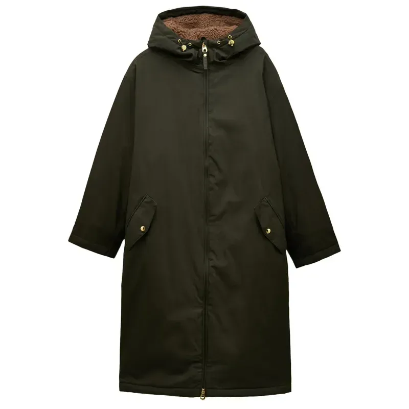 Joules Coverall Oversized Women's Waterproof Coat - Rosemary Green-2
