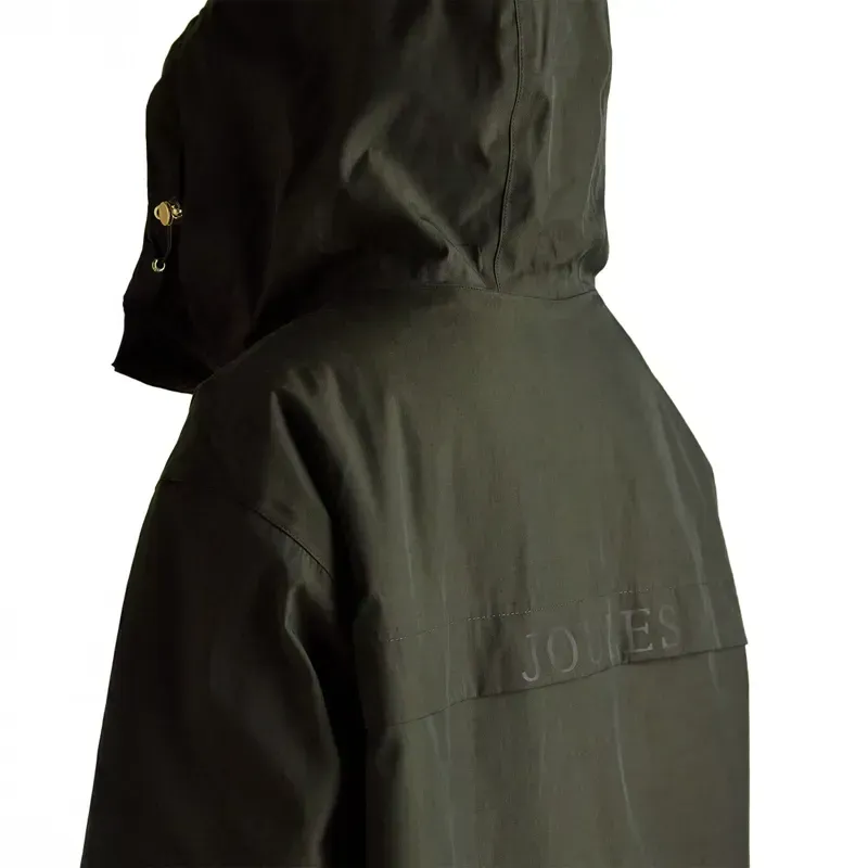 Joules Coverall Oversized Women's Waterproof Coat - Rosemary Green-5