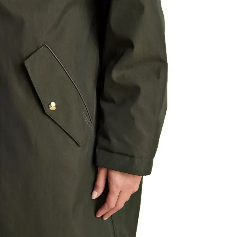 Joules Coverall Oversized Women's Waterproof Coat - Rosemary Green-6