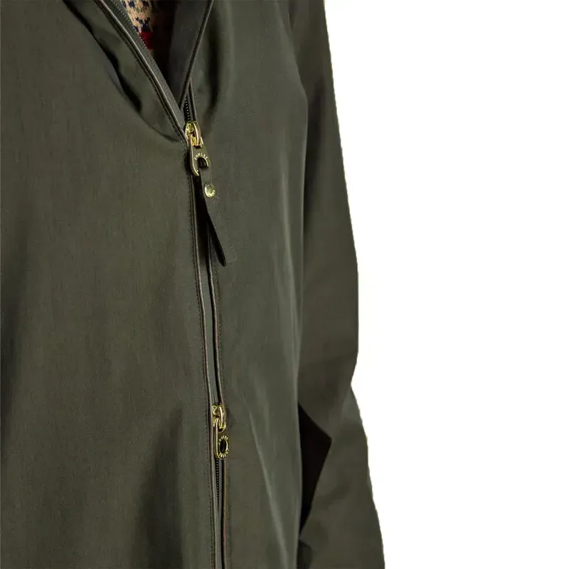 Joules Coverall Oversized Women's Waterproof Coat - Rosemary Green-7