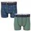 Joules Crown Men's Boxers 2 Pack - Green/Blue