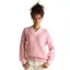 Joules Dibly Womens Cotton Cable Knit Cricket Sweater - Pink