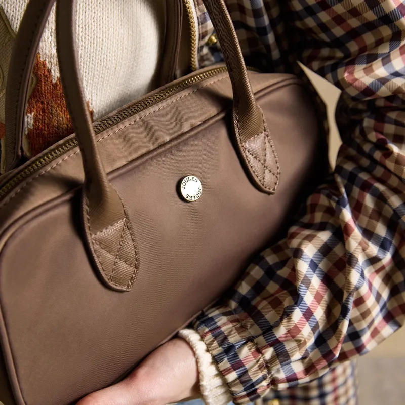 Joules Edie East West Handbag - Mocha-1