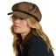 Joules Elvaston Women's Baker Boy Hat - Natural Houndstooth