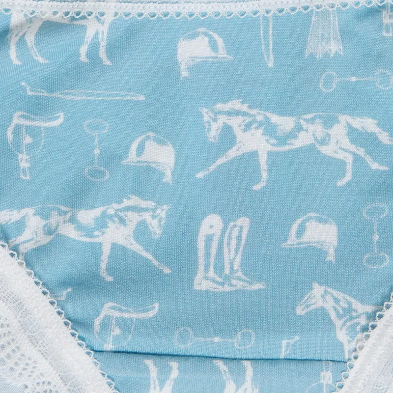 Joules Equestrian Womens Briefs - Blue-2