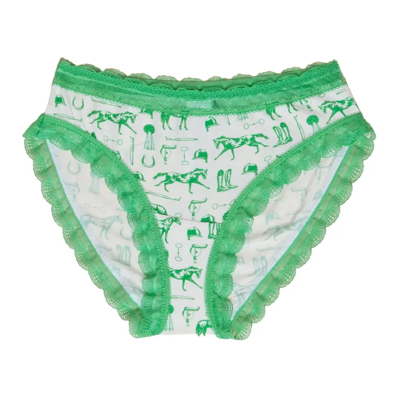 Joules Equestrian Womens Briefs - Green