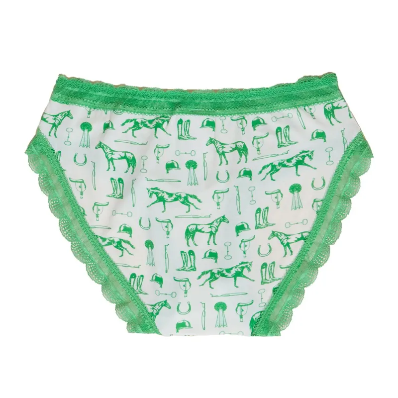 Joules Equestrian Womens Briefs - Green-1