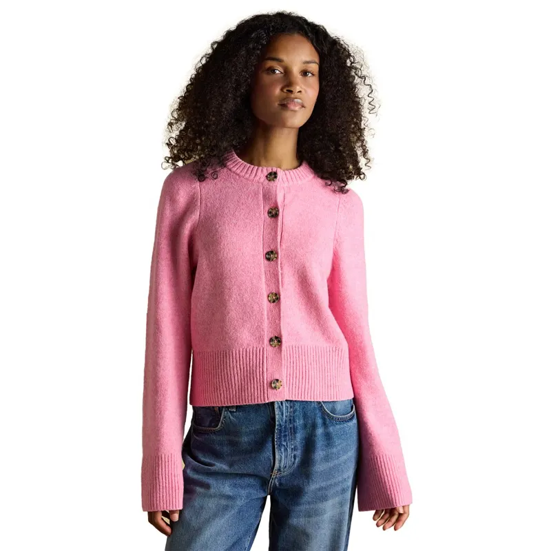 Joules Esme Women's Knit Cardigan - Pink-2