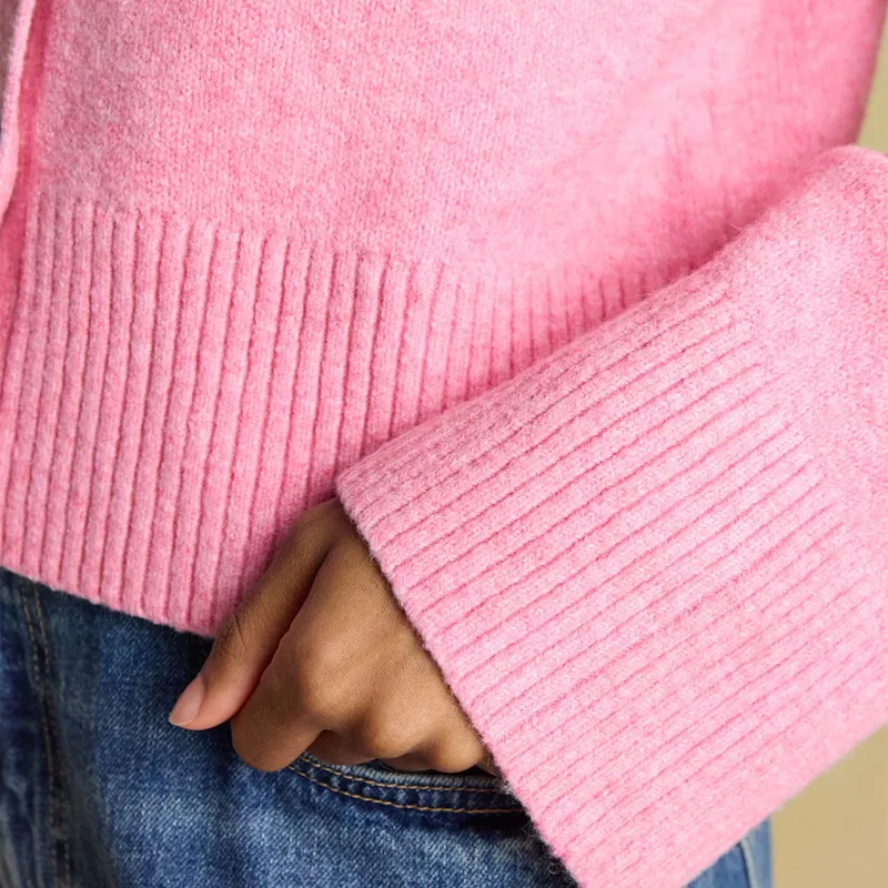 Joules Esme Women's Knit Cardigan - Pink-8