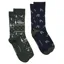 Joules Kinsbury Men's Socks 2 Pack - Green/Navy/4X4