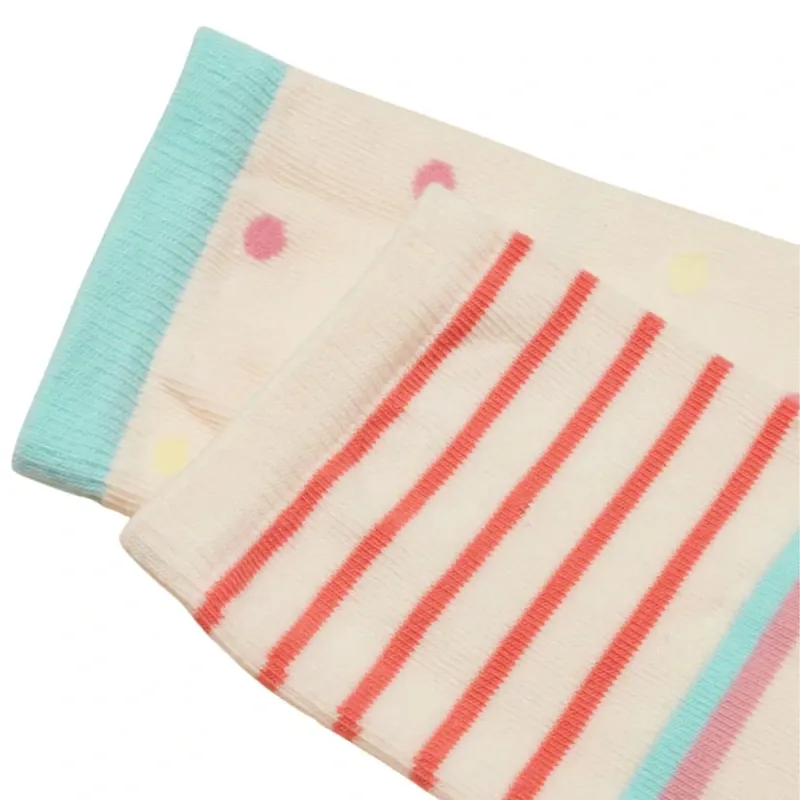 Joules Everyday Women's Socks 2-Pack - Multi/Ecru-1
