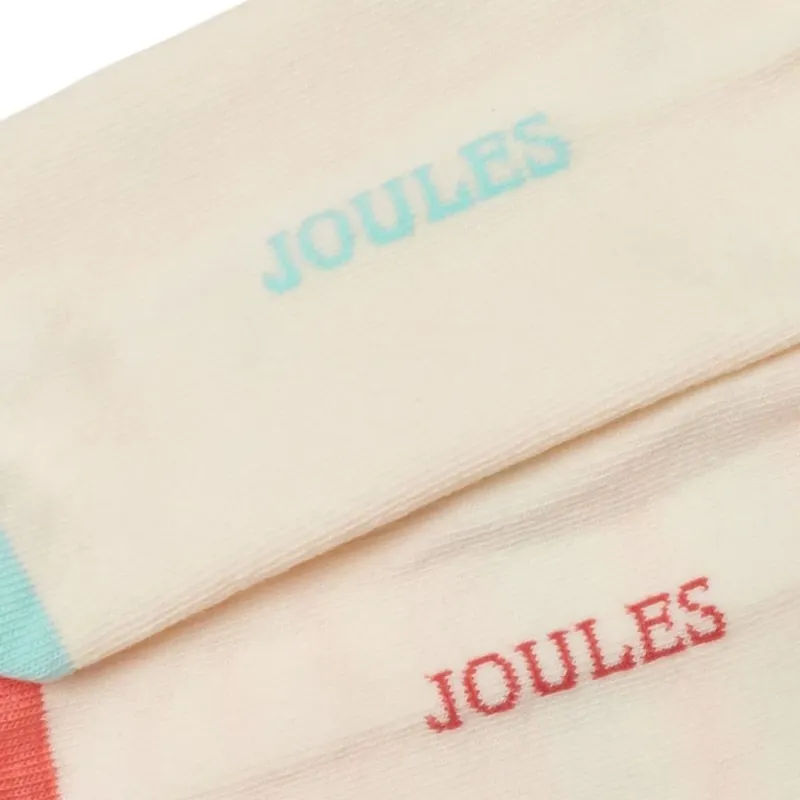Joules Everyday Women's Socks 2-Pack - Multi/Ecru-2