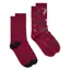 Joules Everyday Women's Socks 2 Pack - Berry Pink/Woodland