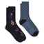 Joules Everyday Womens Socks 2 Pack - Navy