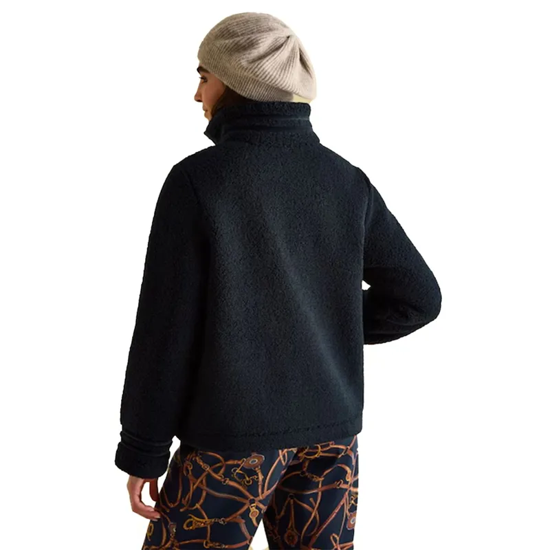 Joules Fleur Women's Fleece Jacket - Navy-2