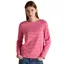 Joules Harbour Women's Long Sleeve Top - Pink/Red Stripe