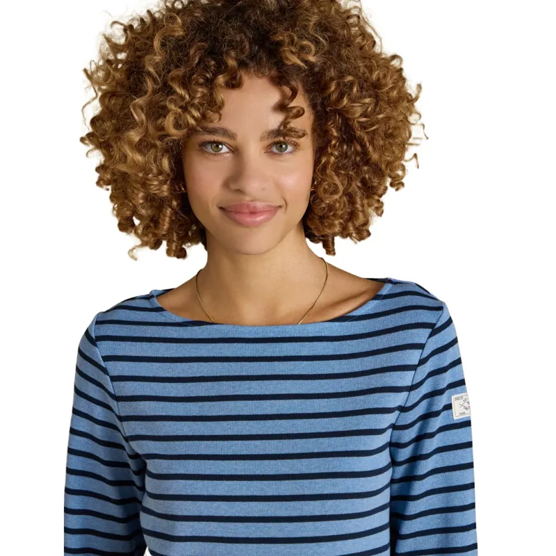 Joules Harbour Women's Long Sleeve Top - Blue Marl-4