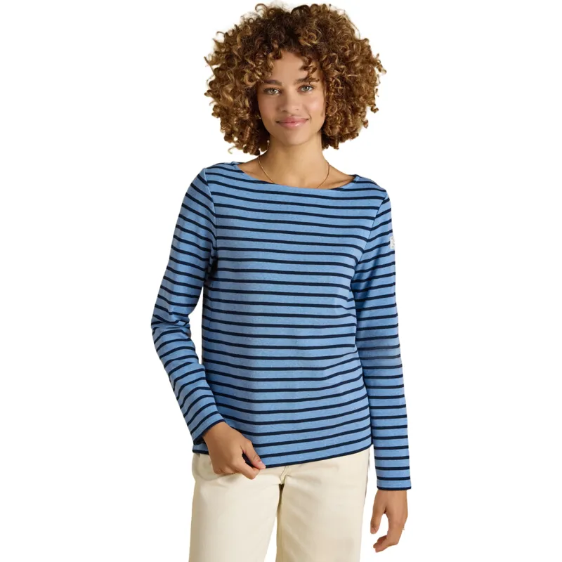Joules Harbour Women's Long Sleeve Top - Blue Marl