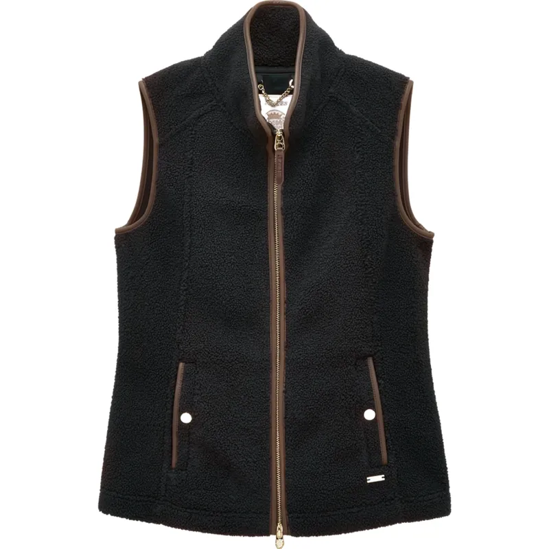 Joules Heritage Womens Borg Fleece Vest - Navy-5