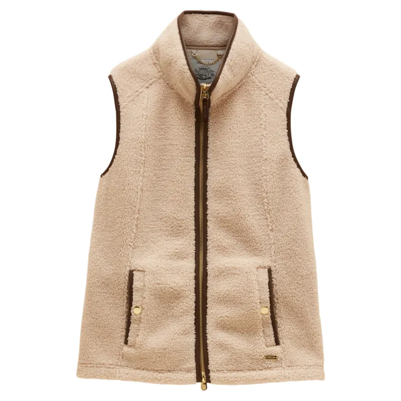 Joules Heritage Women's Borg Fleece Vest - Cream-2