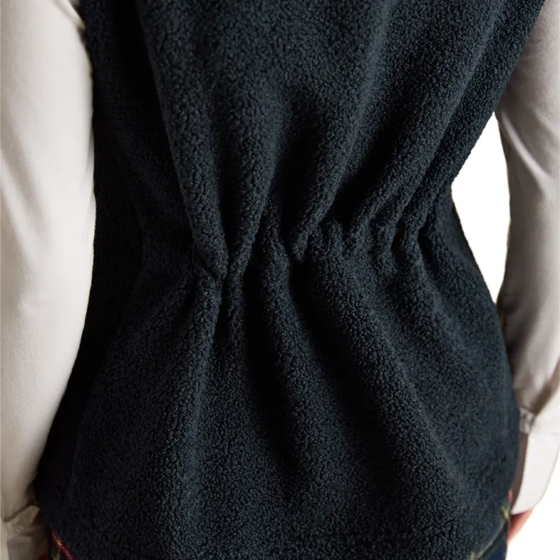 Joules Heritage Womens Borg Fleece Vest - Navy-8