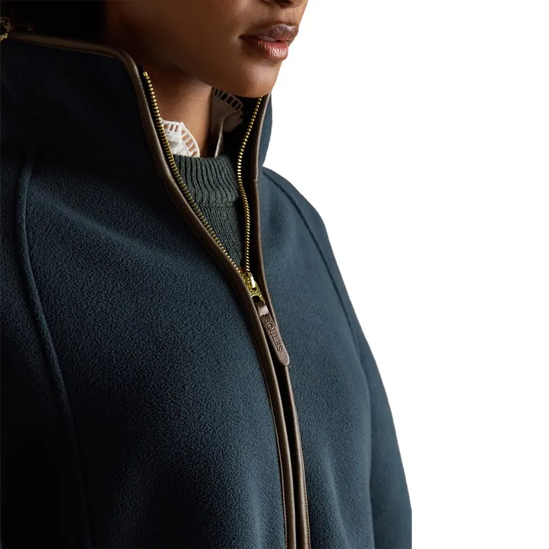 Joules Heritage Polar Fleece Womens Longline Cape - Navy-6