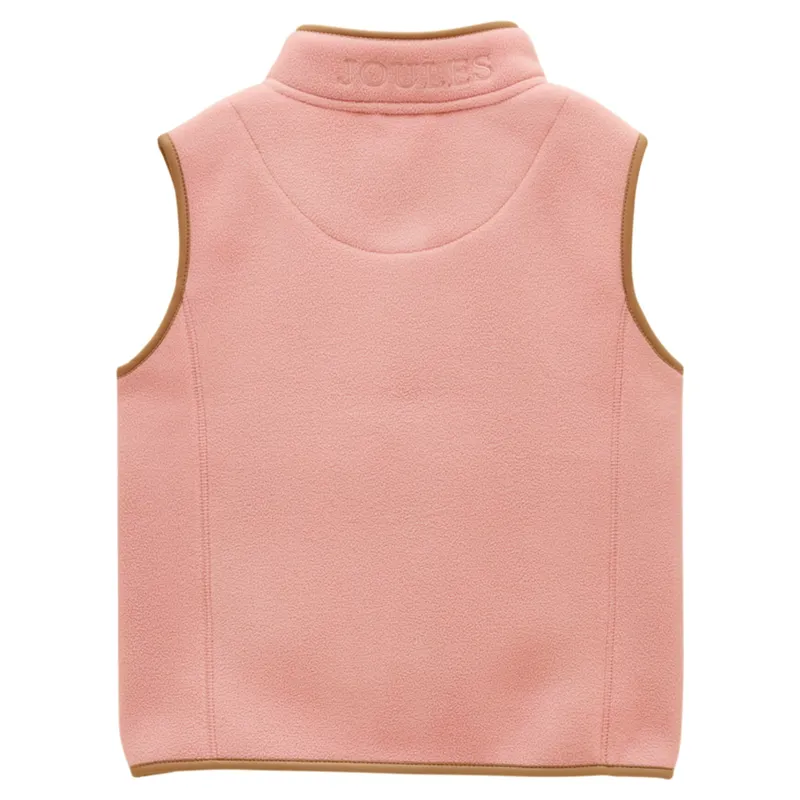 Joules Heritage Junior Fleece Vest - Pink-1