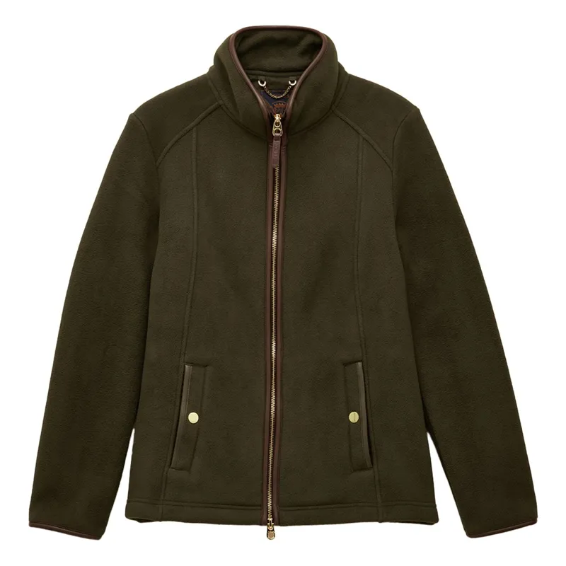 Joules Heritage Women's Full Zip Long Sleeve Fleece - Green-2