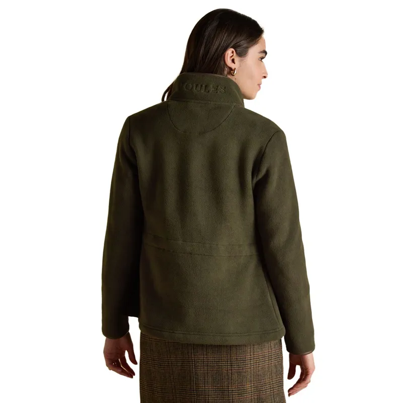Joules Heritage Women's Full Zip Long Sleeve Fleece - Green-1