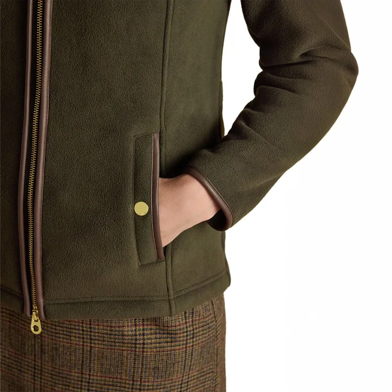 Joules Heritage Women's Full Zip Long Sleeve Fleece - Green-6