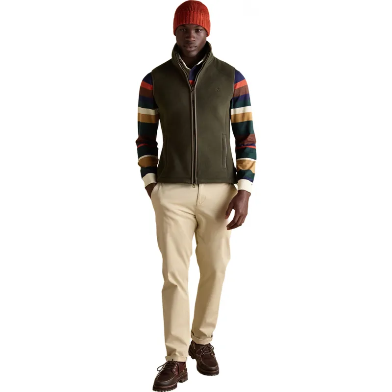 Joules Heritage Men's Fleece Vest - Khaki-4