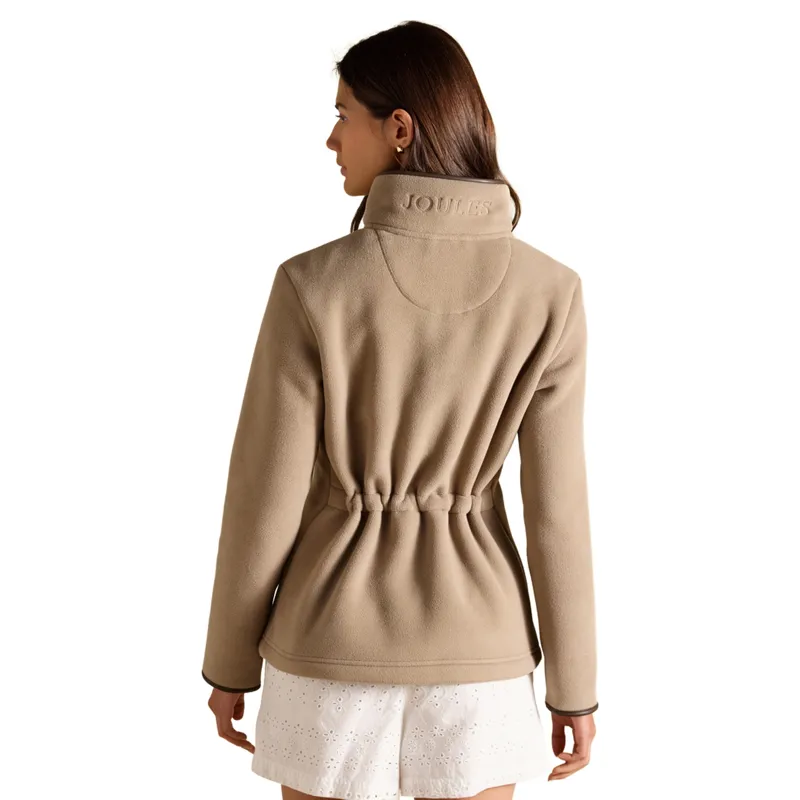 Joules Heritage Women's Full Zip Long Sleeve Fleece - Mink Brown-2