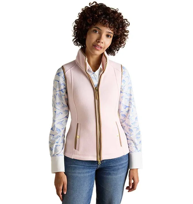 Joules Heritage Women's Fleece Vest - Pink