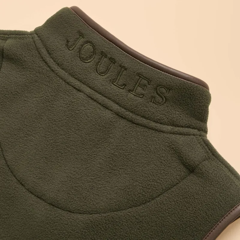 Joules Heritage Junior Fleece Vest - Dark Green-2