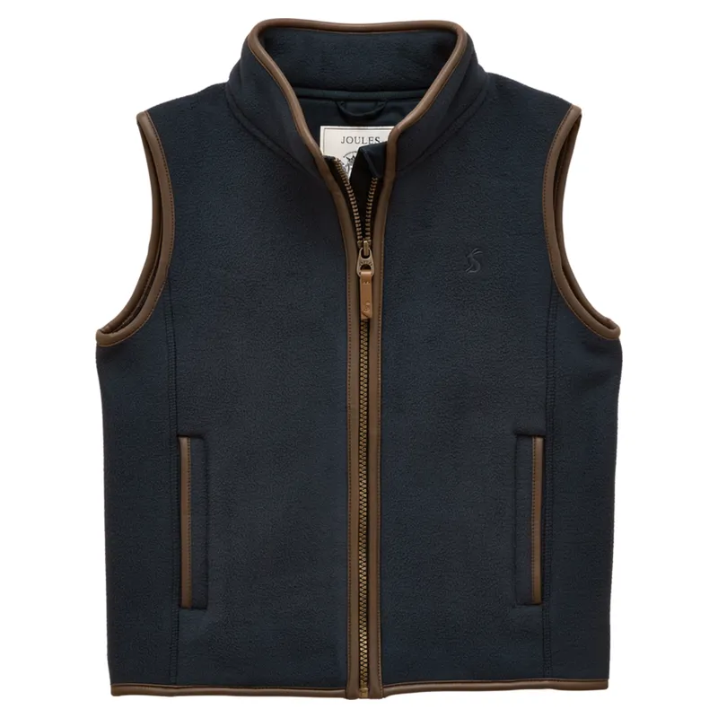 Joules Heritage Junior Fleece Vest - Navy