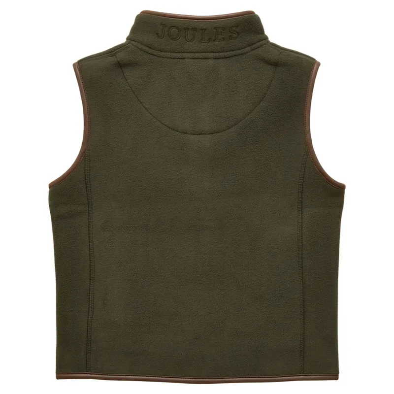 Joules Heritage Junior Fleece Vest - Dark Green-1