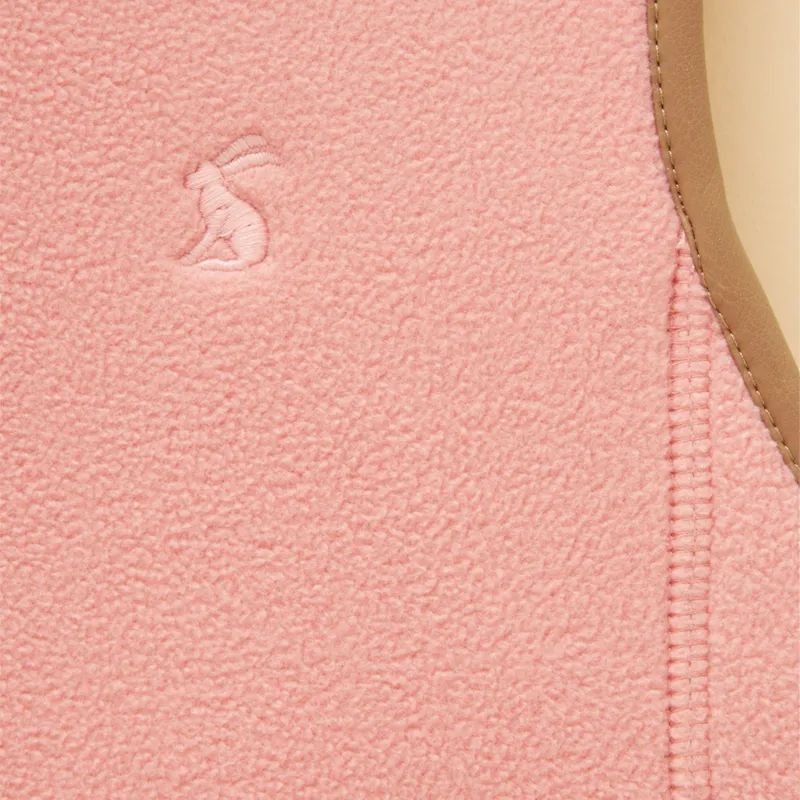 Joules Heritage Junior Fleece Vest - Pink-4
