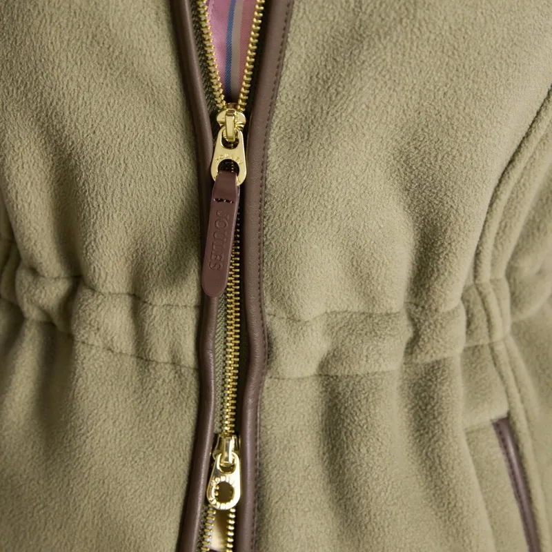 Joules Heritage Women's Longline Fleece Vest - Light Green-8