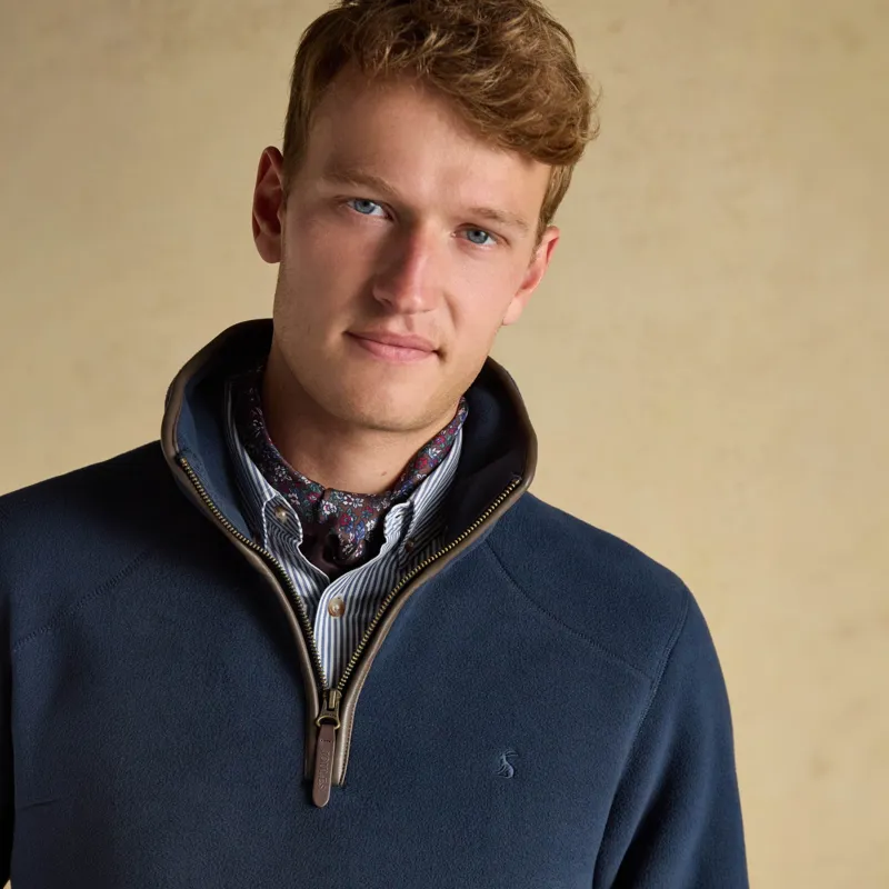 Joules Heritage Men's 1/4 Zip Fleece - Navy-4