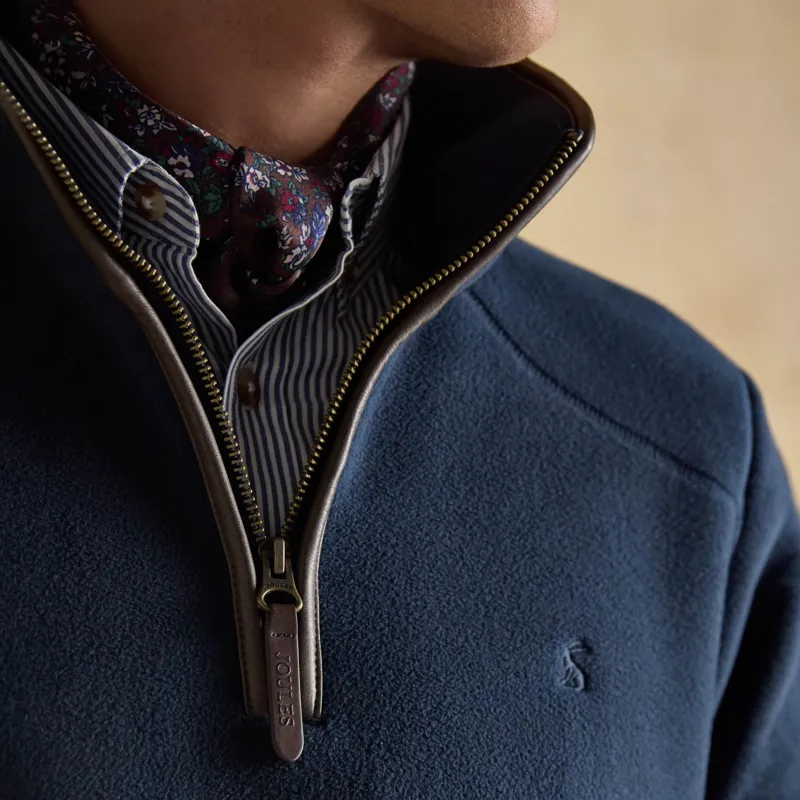 Joules Heritage Men's 1/4 Zip Fleece - Navy-5