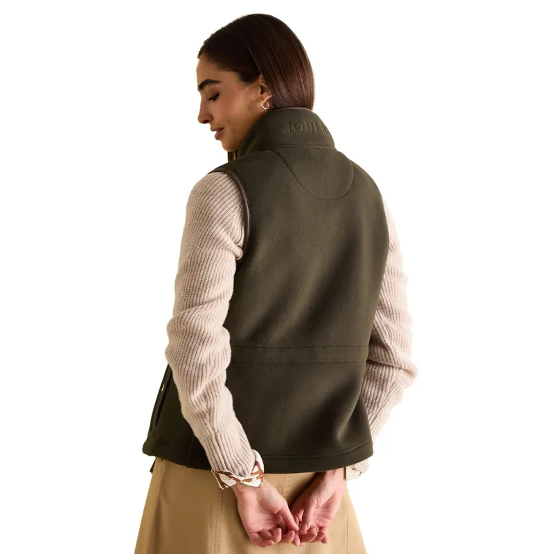 Joules Heritage Womens Fleece Vest - Green-1