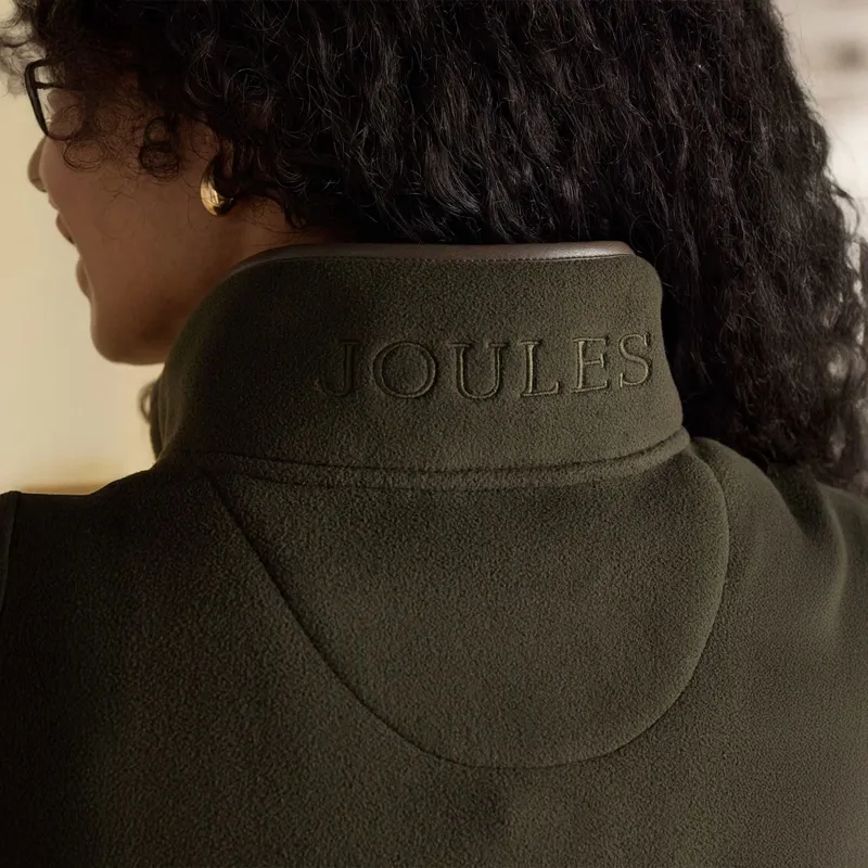 Joules Heritage Womens Fleece Vest - Green-6
