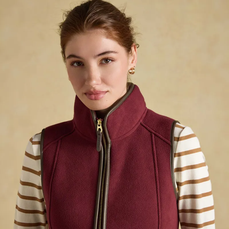 Joules Heritage Womens Fleece Vest - Port-5