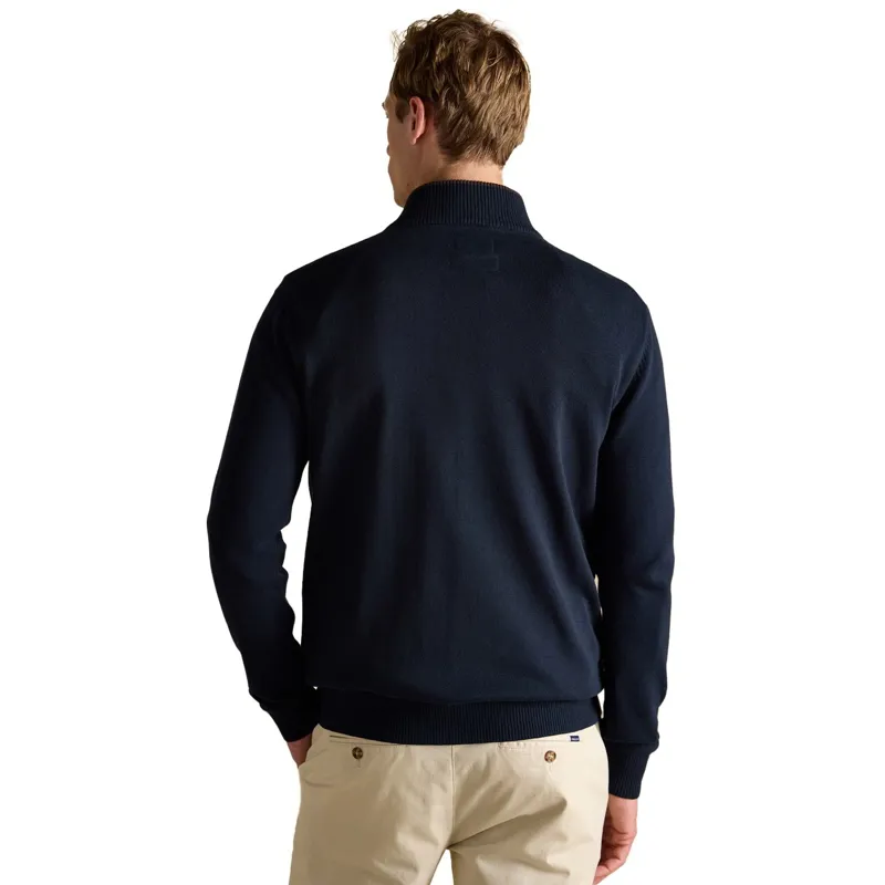 Joules Hillside Men's 1/4 Zip Sweatshirt - Navy/Blue-1